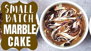 27K views · 608 reactions | This small batch marble cake recipe uses one batter to make the perfect 6-inch marble layer cake! It's frosted w/ vanilla & chocolate cream cheese frosting, and decorated with a simple design that is just as easy to create as it is fun. The full recipe can be found here: https://chelsweets.com/2020/06/14/small-batch-marble-cake/ | Chelsweets | Facebook