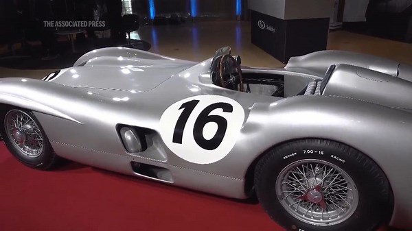 Rare Mercedes 'Silver Arrow' racing car fetches over 51 million euros at auction in Stuttgart