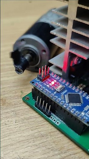 DC Motor With Arduino Nano #arduinoproject #diyprojects #dcmotor