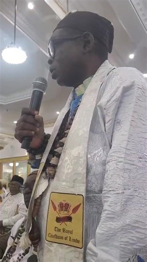 The Paramount Chief of Limbe, HRM IKANEA Chief John Elufa Manga Williams addresses the participants at last weekend's FAKO AMERICA CONVENTION in Maryland... Part 6 | Egbe Connect