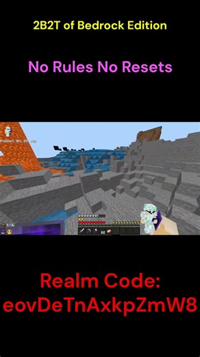 ESCAPING SPAWN ON THE BEST ANARCHY REALM IN MINECRAFT BEDROCK. YOU CAN JOIN ON PHONE, CONSOLE, & PC!