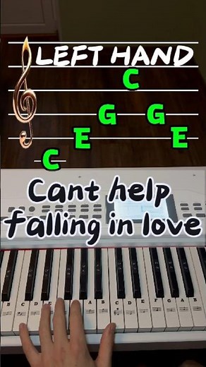 Timeless. Romantic. Easy. Left Hand is HERE! 🎹❤️ #piano #pianotutorial #easypiano