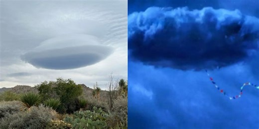 People comparing 'UFO cloud' spotted in California to Nope movie
