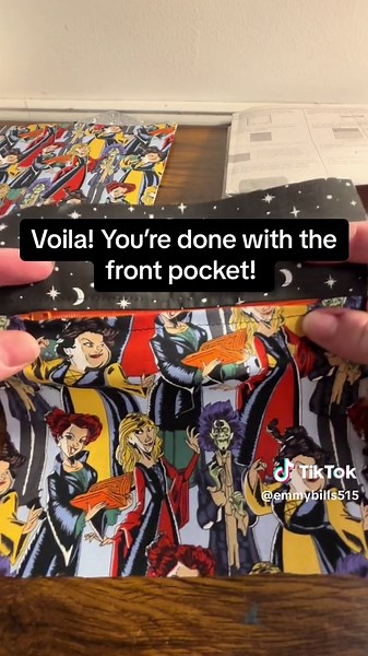 #simplicitypattern #S9533 #tutorial #tote #sewingtiktok #sew #sewing #sewingtutorial #purse #hocuspocus #halloween #handmade #crafter #totebag #spooky