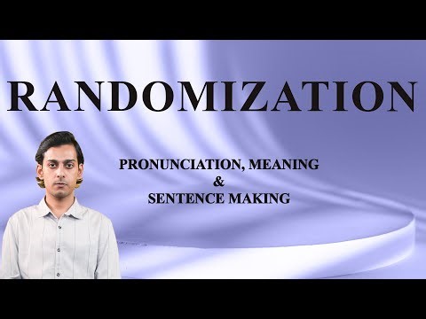 RANDOMIZATION - Meaning_&_Pronunciation_Word_World_Audio_Video_Dictionary