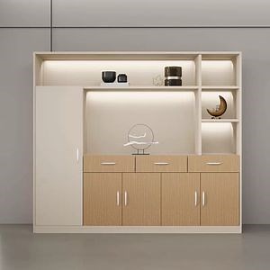 [Hot Item] Modern Office Storage Cabinet File Cabinet with Locks Keys Wooden Cabinets