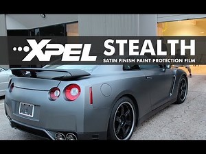 Black Jack Speed Shop's 2014 GT-R Black Edition gets full satin film XPEL STEALTH wrap