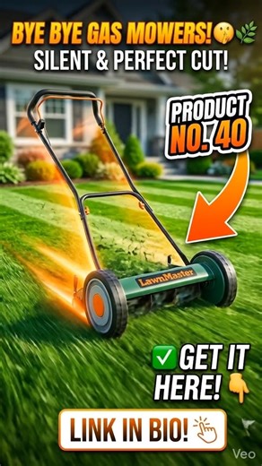 Stop Using Gas Mowers! 🤫 This Silent Mower is a Game Changer! 🌿 #Shorts #AmazonFinds