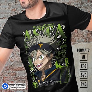 Anime Vector T-shirt Design | Anime Merch Design Template | EPS SVG PNG Ai | Print Ready Anime Apparel Design - Etsy