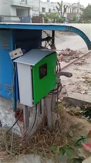 Green Meter Box Outdoor Box with 100A CNC Box Pack Breaker 16 guage