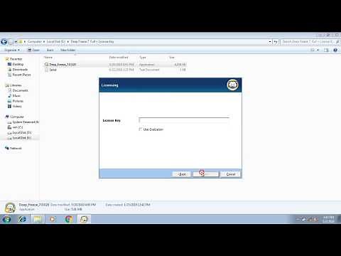 How to install deep freeze full & use