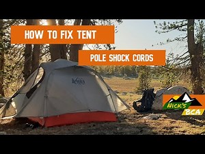 How to Repair Tent Poles | How to Replace the Shock Cord in a Tent Pole
