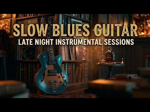Slow Blues Guitar | Relaxing Instrumental Music for Sleep and Chill Soulful Midnight Vibes