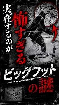 実在するのが怖すぎる「ビッグフットの謎」3選#ビッグフット #UMA #未確認生物 #都市伝説 #ミステリー #怪奇現象 #雑学