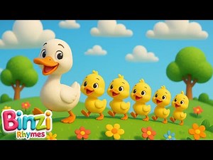 Five Little Ducks QUACK QUACK QUACK | Nursery Rhymes & Kids Song