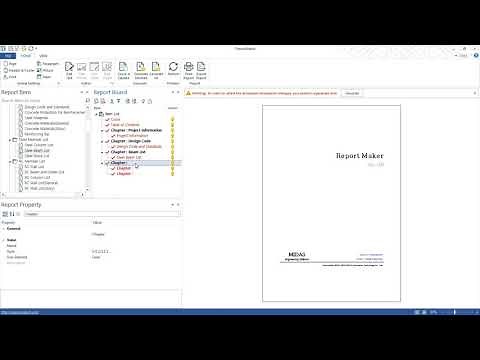[midas nGen Tutorial] Steel Plant Structure_Report & Drawing 01. Generate Report