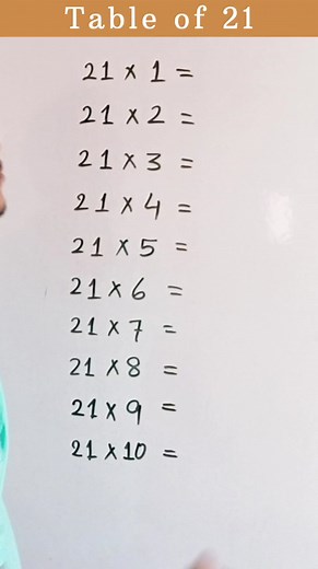 Table of 21 Trick 🤗 #table #tricks #mathtricks #maths #mathematics #facebookreels #shorttricks #trendingreels Credit 👉Title: Outside The Yellow Tape Artist: Trout Recording Link: https://business.facebook.com/creatorstudio/?tab=fm_sound_collection&sound_collection_tab=sound_tracks&reference=artist_attr&asset_id=637183144579023 | Deb Kumar Barik