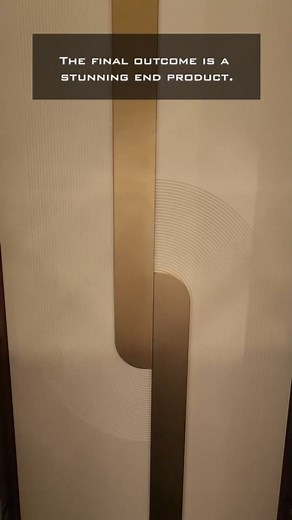 Technology has become an essential aspect of the interior design industry, allowing us to create innovative and unique designs that meet the needs and desires of their clients. Let's take a look at the behind-the-scenes process of making a wardrobe with grooves, which is a part of the 'Aristo Select' series. Designing the wardrobe: Designing is done using computer-aided design (CAD) software, which allows the designer to create a 3D model of the wardrobe and experiment with different configurati