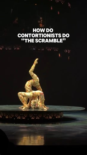 How do contortionists do "The Scramble"? Ninjin Altankhuyag, Sunderiya Jargalsaikhan, and Sender Enkhtur's way... 🪢 KOOZA by Cirque du Soleil | Cirque du Soleil