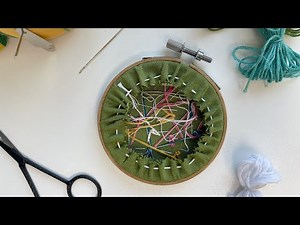 How to back (or finish) an embroidery project using running stitch