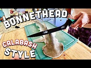 How we Clean and cook Bonnet head shark Calabash style.