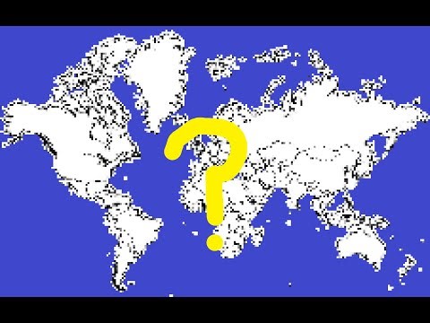 Drawing the world map from memory!