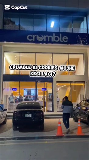 Crumble cookies review | Trying the best cookies in pakistan #shorts #food #trending