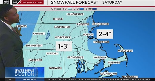 Next Weather: WBZ mid-morning forecast for February 6, 2026