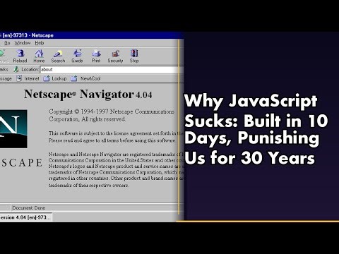 Why JavaScript Sucks: Built in 10 Days, Punishing Us for 30 Years