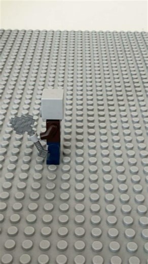 Pillager vs baby panda #lego #minecraft #stopmotion