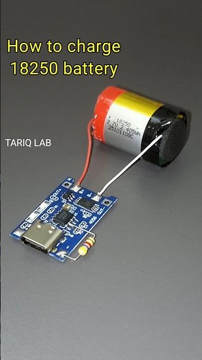 Small battery charging using tp4056 module