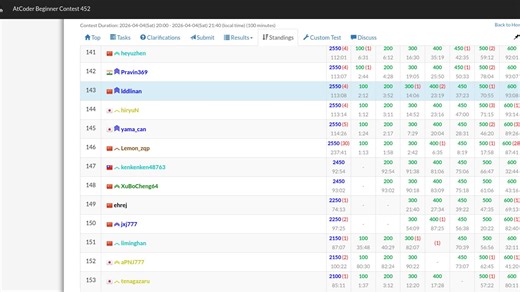 【atcoder】ABC452菜鸡勉强AK实况：虽然WA声一片，G依然沉着冷静得抄了Suffix Automaton的扳子，^_^