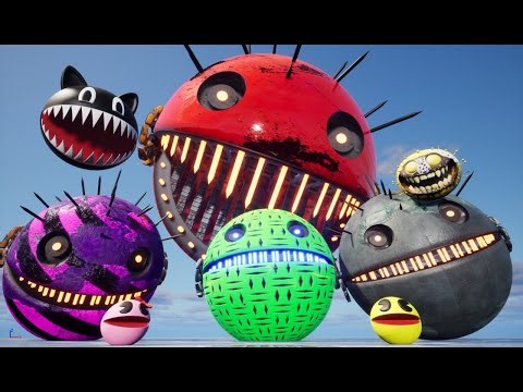 two robot pacman vs ms pac man vs world 2 bosses & pacman vs gamecube adventures compilation v503