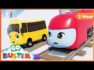 Coming Round The Mountain⛰️🚌 | Go Buster - Bus Cartoons & Kids Stories