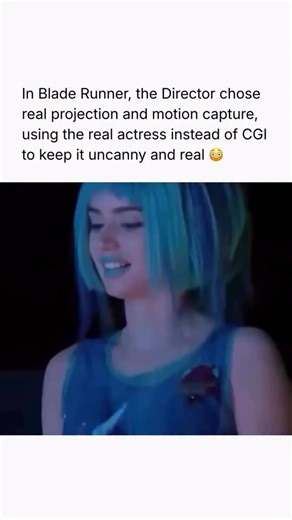 Cinephile on Instagram: "@anony_2005 posts the best movie content on Instagram daily 🎞 Blade Runner 2049 (October 2017) pushed visual storytelling into entirely new territory with the creation of Joi, the holographic companion played by Ana de Armas. Instead of relying solely on CGI, the filmmakers blended real projection tech with motion-capture performance. De Armas acted every scene on set alongside Ryan Gosling, allowing genuine chemistry to inform a relationship that was never physically r