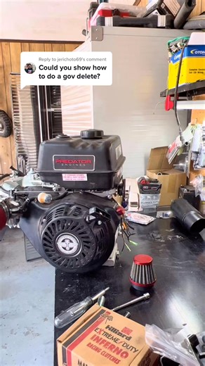 Replying to jerichoto69 predator 301cc governor delete a lot easier than the 212cc #minibikes #minimotoguy #HowTo #howtotiktokk #diy #youtube #predatorengine #delete #LikeAMonarch #smallengine | 301cc Engine