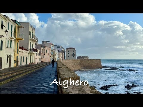 Alghero - a Sardinia City with Catalan Heritage , a Walled Ancient City