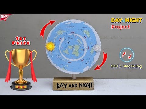 How Day and Night Really Works 🌍☀️🌙 | Rotating Sun & Moon Science Model