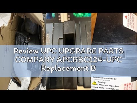 Review UPC UPGRADE PARTS COMPANY APCRBC124-UPC Replacement Battery for APC Back UPS (Pro) 1300/1500V