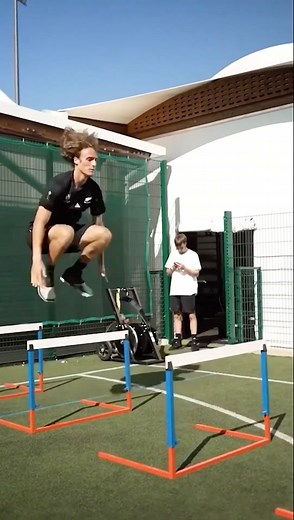 95K views · 756 reactions | Tsitsipas’ epic workout routine  | Mouratoglou Tennis Academy | Facebook