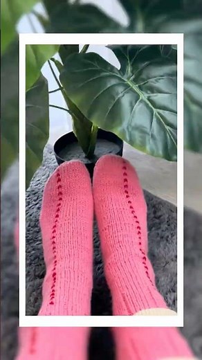Socken besticken #knitting #sockenstricken