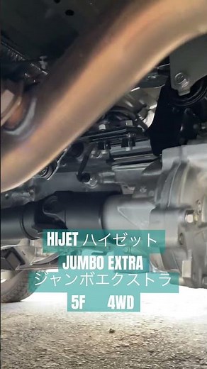 【軽トラ】ハイゼットジャンボエクストラ5F 4WDsuper differential lock 大変重宝します#hijet #ハイゼット