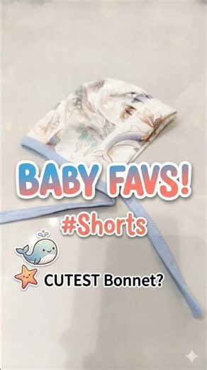 Cutest Baby Bonnet Ever? 😍 Must See! #baby #shortvideo