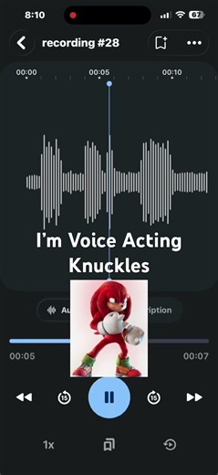 I’m Voice Acting Knuckles