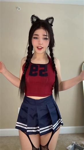Lina Nekita on Instagram: "Let me call you daddy 🥰 #cosplay #kawaii #explore #trend #reels #explorepage #cosplaygirl #animegirl"
