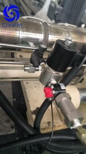 CIXIFM oval gear flow meter is used for CO2 injection in injection molding machines. #flowmeter