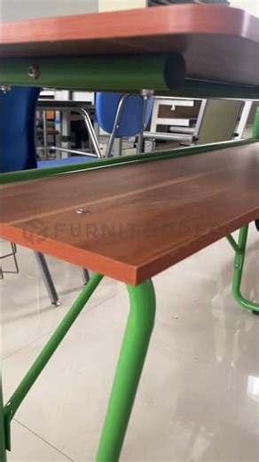 📚 Furnitopper Steel Long Desk: Sturdy Classroom Essential for Schools