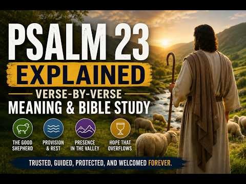 Psalm 23 Explained: Verse-by-Verse Meaning and Bible Study