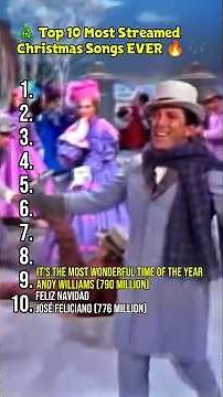 🎄 Top 10 Most Streamed Christmas Songs EVER 🔥 #1 Will SHOCK You! 🎶