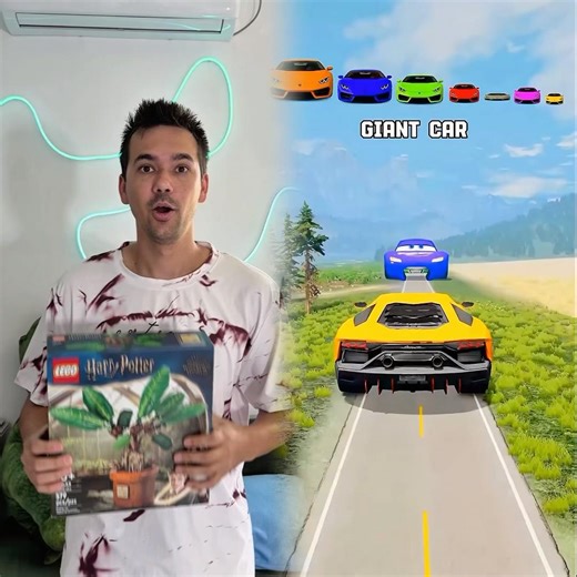 Montando o Lego da mandrágora do Harry Potter 😂 #lego #harrypotter